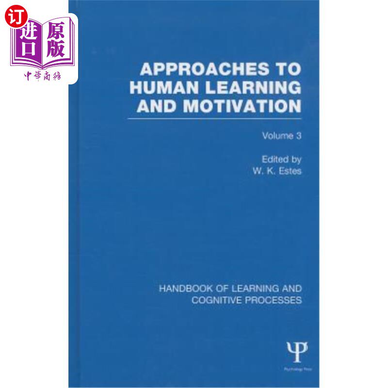 海外直订Approaches to Human Learning and Motivation 人类学习和动机的方法