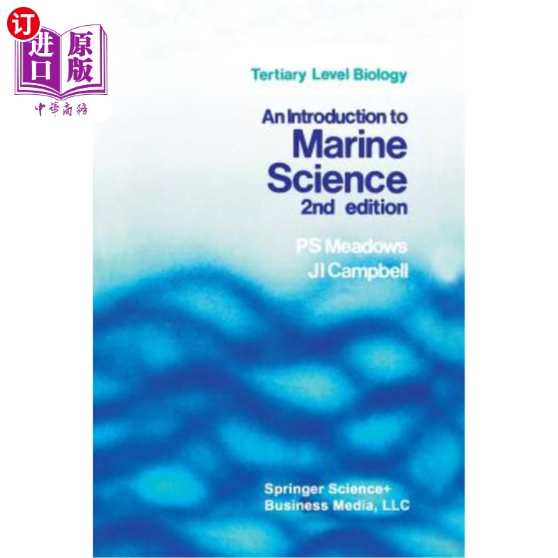 海外直订An Introduction to Marine Science 海洋科学概论