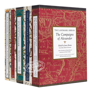 里程碑系列5册套装 希腊史 伯罗奔尼撒战争史 亚历山大远征记 英文原版The Landmark Series 希罗多德 色诺芬 修昔底德 Caesa