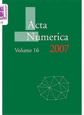 海外直订ACTA Numerica 2007: Volume 16 2007年数字学报：第16卷