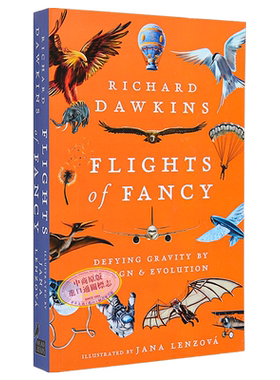 奇幻飞行 英文原版 Flights of Fancy Richard Dawkins 通过设计和进化挑战重力 飞行 科普百科 飞行知识【中商原版】