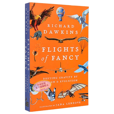 奇幻飞行 英文原版 Flights of Fancy Richard Dawkins 通过设计和进化挑战重力 飞行 科普百科 飞行知识【中商原版】