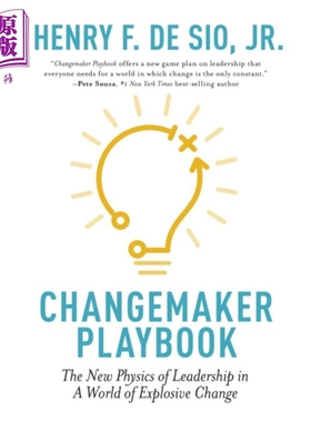 变革者行动手册 英文原版 Changemaker Playbook Henry De Sio 企业管理【中商原版】