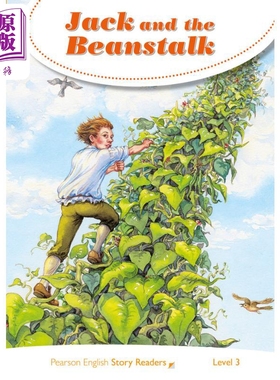 Pearson English kids readers培生小学英语分级绘本3级 杰克和豆茎Jack and the Beanstalk蓝思值460L中心词600【中商原版】