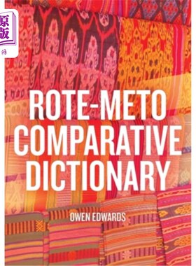 海外直订Rote-Meto Comparative Dictionary Rote-Meto比较词典