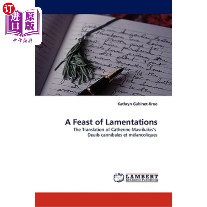 海外直订a feast of lamentations 耶利米哀歌