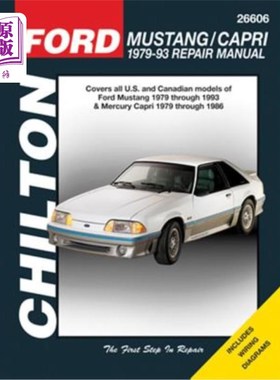 海外直订Chilton-Tcc Frd Must 79-93 Mercury Cap 79-86 Chilton Tcc Frd必须为79-93水银盖79-86