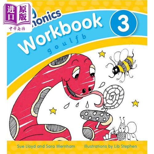 Jolly Phonics Workbook 3 NEW EDITION 快乐自然拼读练习册3 新版 英文原版 进口图书 教材教辅参考书【中商原版】