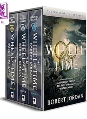 预售 时光之轮盒装套装3 7至9卷 The Wheel of Time Box Set 3 Books 7 to 9 英文原版 Robert Jordan 奇幻小说【中商原版】