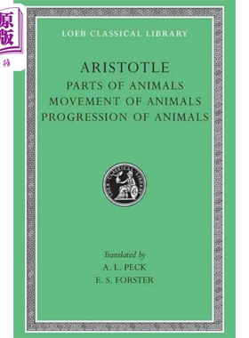 预售 亚里士多德 动物之运动 Aristotle Animals 英文原版 A  L Peck 洛布【中商原版】