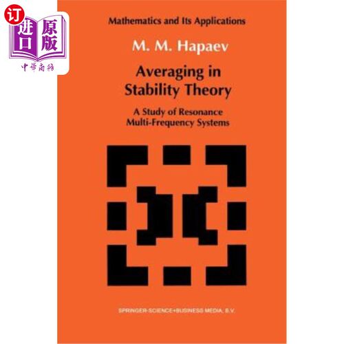 海外直订Averaging in Stability Theory: A Study of Resonance Multi-Frequency Systems 稳定性理论中的平均：共振多频系