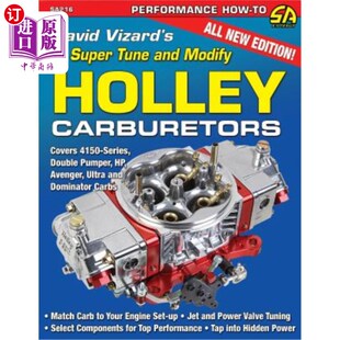 海外直订Vizard's Super Tune/Modify Holley Carbs 大卫·维扎德的《如何超调和修改霍利汽化器》