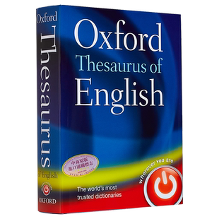 牛津英语同义词词典 Oxford thesaurus of English 英文原版进口 英语字典 教辅参考书词典工具书 牛津大学出版【中商原版】