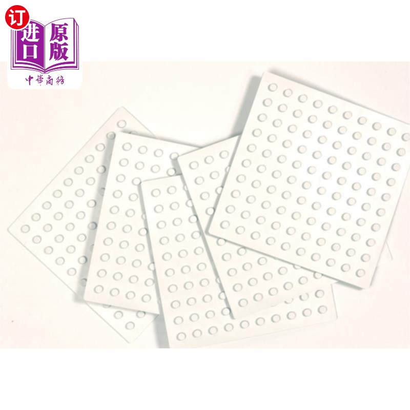 海外直订Numicon:: 100 Square Baseboard (5 Pack) Numicon: 100方形踢脚板(5包)