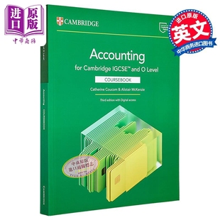 Access Coursebook with Accounting IGCSE Level 中商原版 剑桥IGCSE&Olevel会计教材含电子账号2年 Digital Cambridge