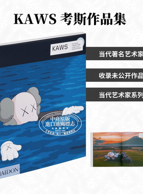 现货 KAWS 进口艺术 考斯作品集大全 当代艺术家系列 Phaidon 【中商原版】