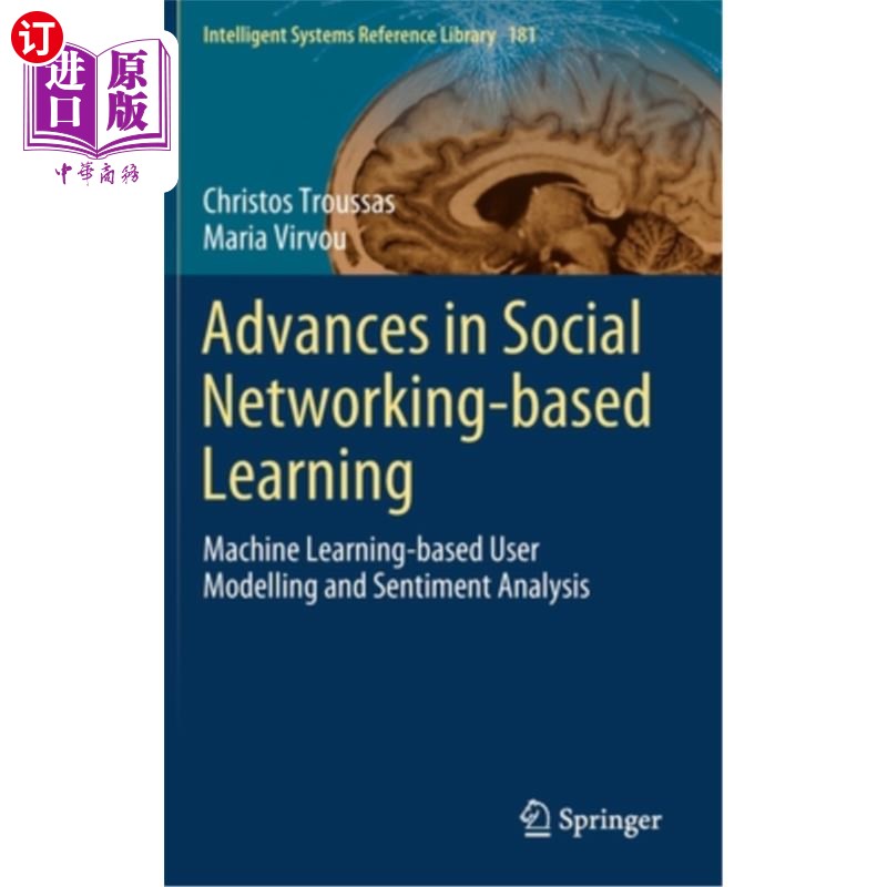 海外直订Advances in Social Networking-Based Learning: Machine Learning-Based User Modell 基于社交的学习进展:基
