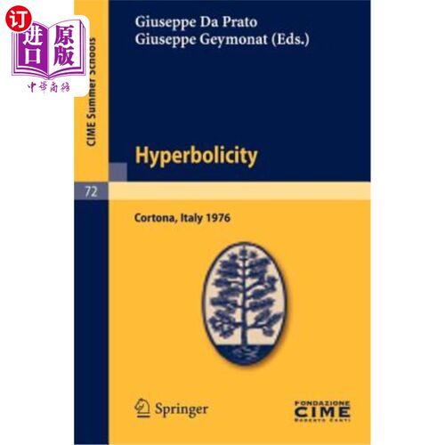 海外直订Hyperbolicity: Lectures Given at a Summer School of the Centro Internazionale Ma Hyperbolic