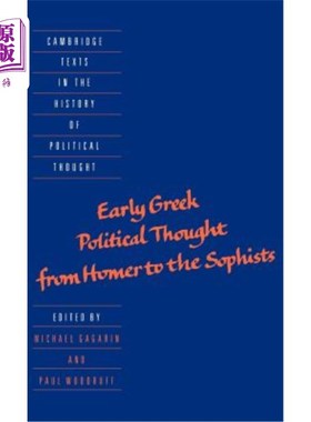 海外直订Early Greek Political Thought from Homer to the Sophists 从荷马到智者派的早期希腊政治思想