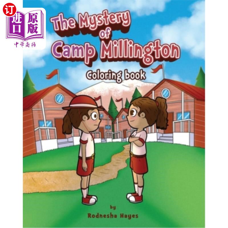 海外直订The Mystery of Camp Millington: Coloring Book 米林顿营地之谜：填色书