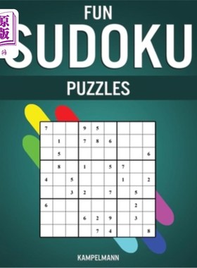 海外直订Fun Sudoku Puzzles: 200 Easy and Enjoyable Sudokus with Solutions 有趣的数独游戏：200个简单而有趣的数独游戏