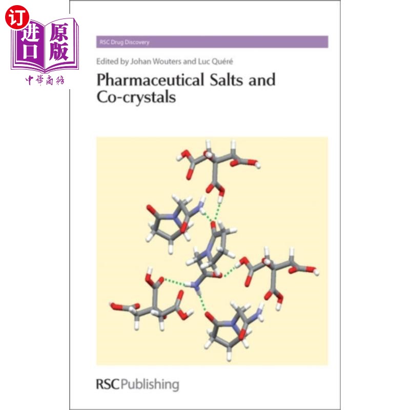 海外直订医药图书Pharmaceutical Salts and Co-crystals 药用盐和共晶体