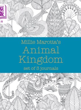 海外直订Millie Marotta's Animal Kingdom - journal set 米莉·马洛塔的动物王国-杂志集