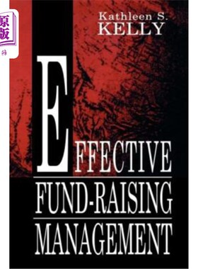 海外直订Effective Fund-Raising Management 有效的筹款管理