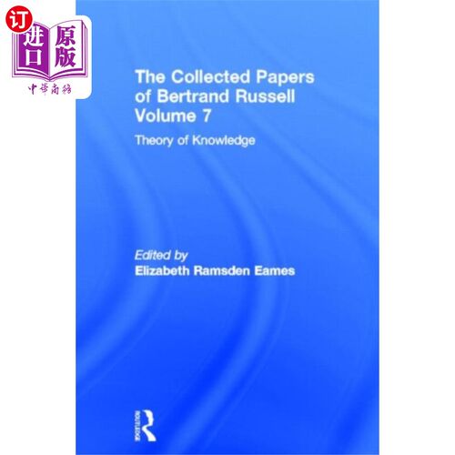 海外直订Collected Papers of Bertrand Russell, Volume 7 《伯特兰·罗素文集》第七卷