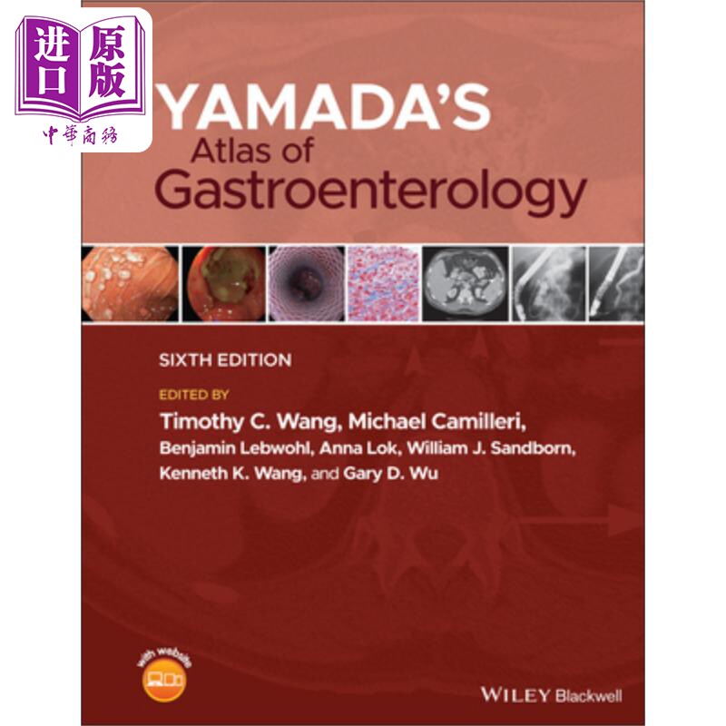 预售 山田胃肠病学地图集 第六版 YamadaS Atlas Of Gastroenterology 英文原版 内科 Timothy Wang 医学【中商原版】