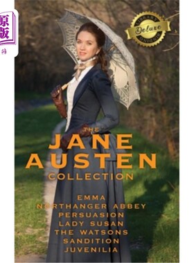海外直订The Jane Austen Collection: Emma, Northanger Abbey, Persuasion, Lady Susan, The  简·奥斯汀作品集:《爱玛》、