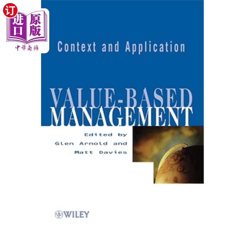 海外直订Value-Based Management: Context and Application 基于价值的管理:背景和应用