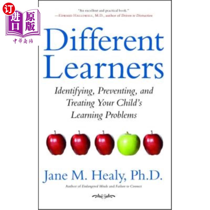 海外直订Different Learners: Identifying, Preventing, and Treating Your Child's Learning  不同的学习者:识别、预防和