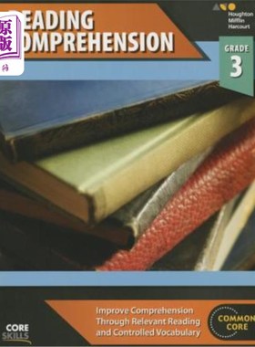 海外直订Core Skills Reading Comprehension Workbook Grade 3 Steck Vaughn核心技能阅读理解：3级练习册