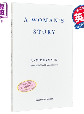 安妮 埃尔诺 一个女人的故事 诺贝尔文学奖 A Womans Story 英文原版 Annie Ernaux【中商原版】