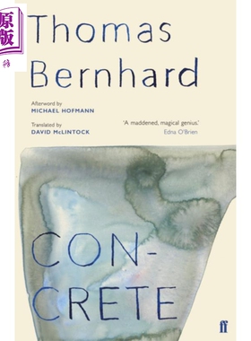 托马斯 伯恩哈德 水泥地 英文原版 Concrete Thomas Bernhard【中商原版】
