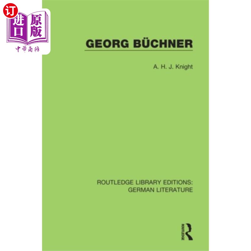 海外直订Georg Buchner 格奥尔格·布赫纳 书籍/杂志/报纸 原版其它 原图主图