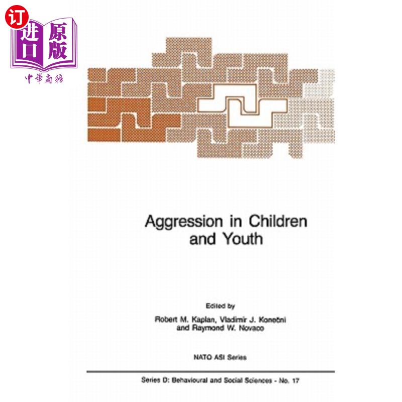 海外直订医药图书Aggression in Children and Youth 儿童和青少年的攻击性