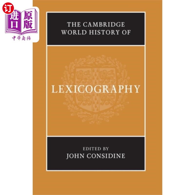 海外直订Cambridge World History of Lexicography 剑桥世界词典编纂史