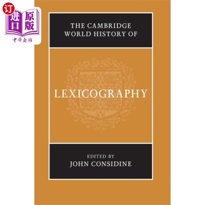 海外直订Cambridge World History of Lexicography 剑桥世界词典编纂史