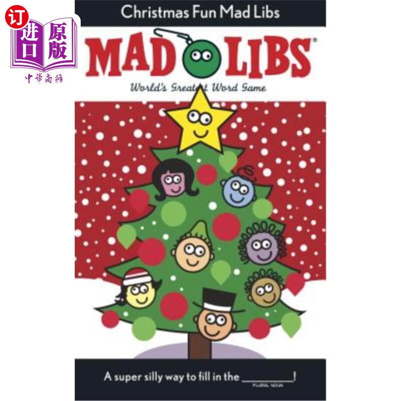 海外直订Christmas Fun Mad Libs: Deluxe Stocking Stuffer Edition 圣诞快乐疯狂libs：豪华袜子填充版