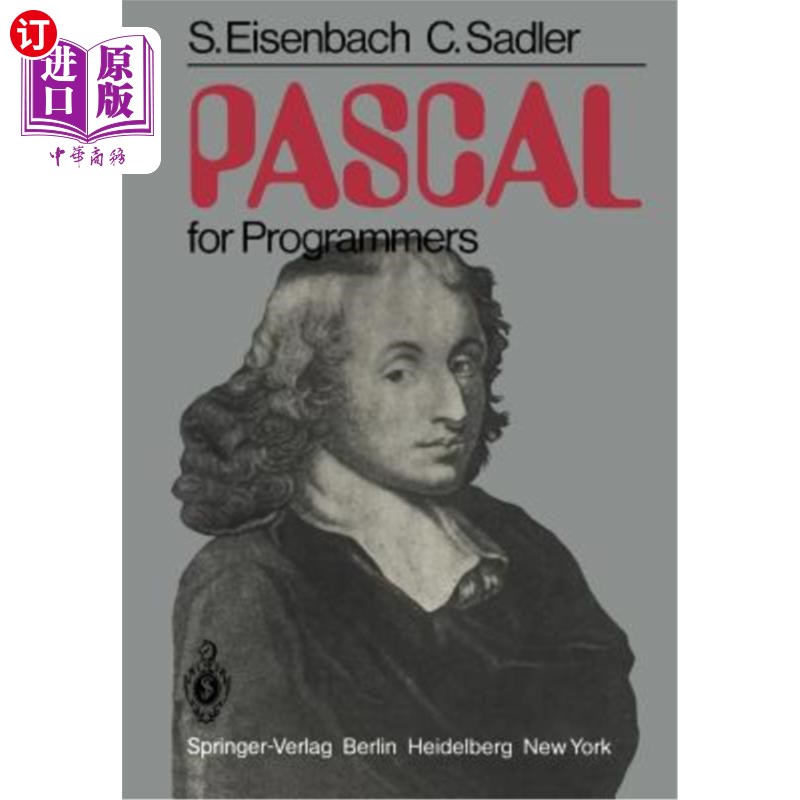 海外直订Pascal for Programmers 帕斯卡的程序员