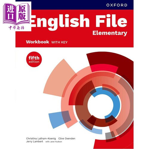 牛津中学英语口语教材 英语档案第五版学生书含电子资源 初级 A2 English File 5th ed Elementary Student Book【中商原版】