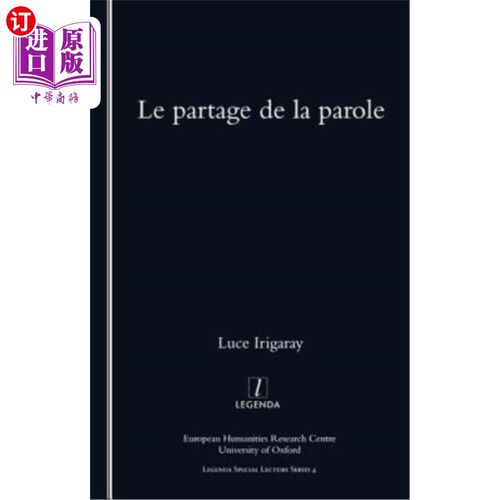 海外直订Le Partage de la Parole 分享这个词