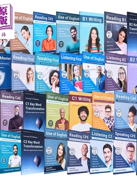 剑桥考试练习题系列 KET PET FCE CAE CPE考试 听力阅读写作口语语言运用训练模拟题A2-C2等级英国原版Prosperity【中商原版】