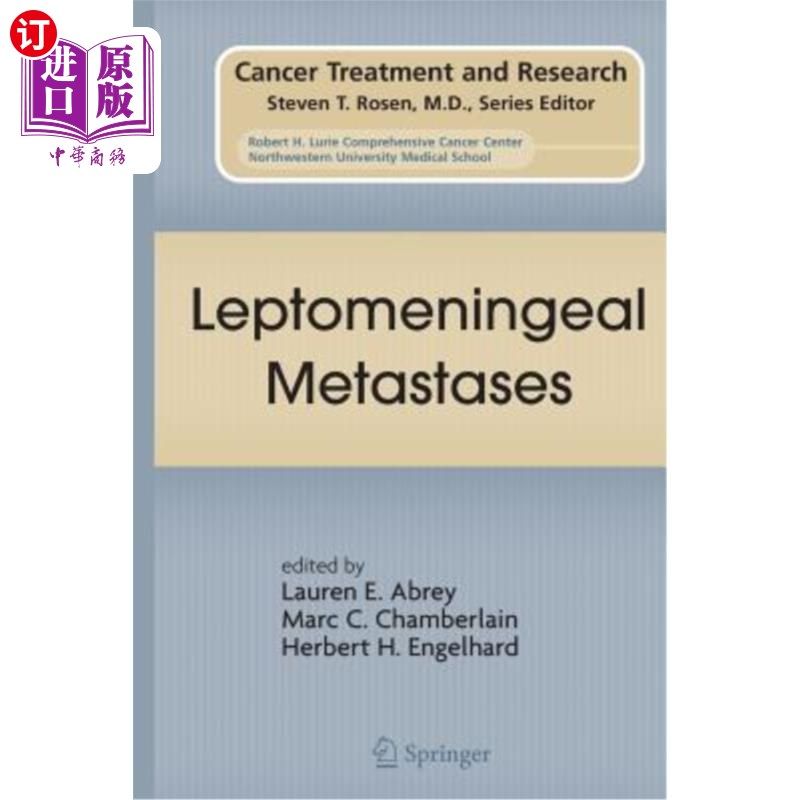 海外直订Leptomeningeal Metastases 瘦素瘤转移