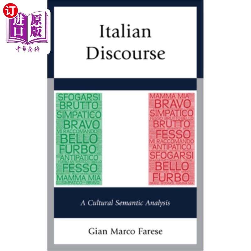 海外直订Italian Discourse: A Cultural Semantic Analysis 意大利语篇的文化语义分析