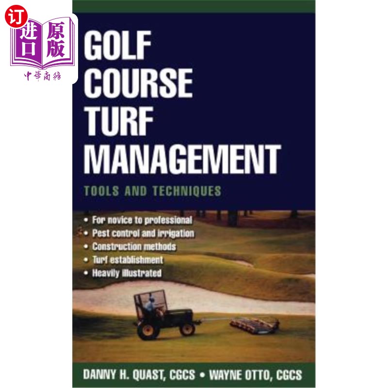 海外直订Golf Course Turf Management: Tools and Techniques 高尔夫球场草坪管理：工具和技术