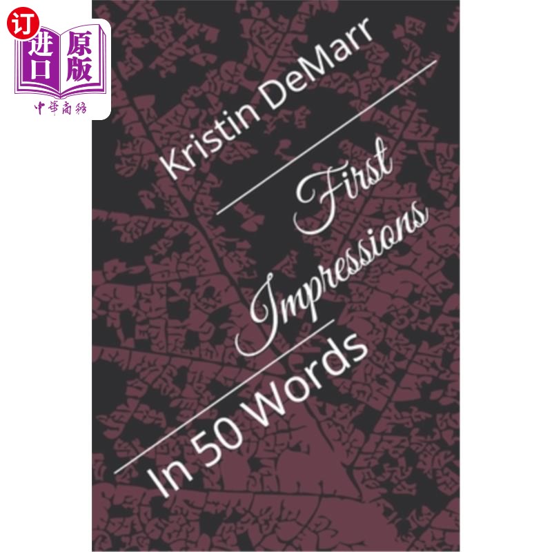 海外直订First Impressions: In 50 Words 第一印象：50字