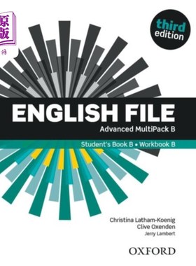 海外直订English File: Advanced: Student's Book/Workbook ... 英文档案:高级:学生手册/工作手册万用盒B